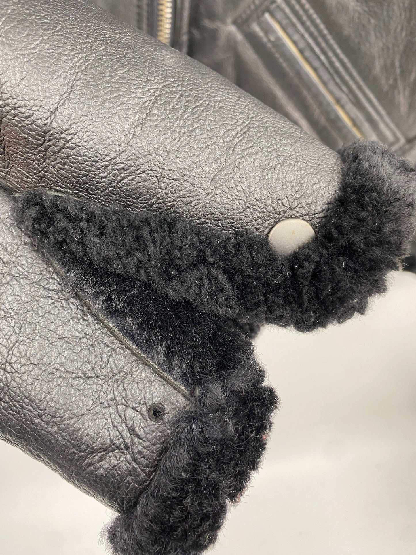 【古着】Harley Davidson Sheepskin Jacket L