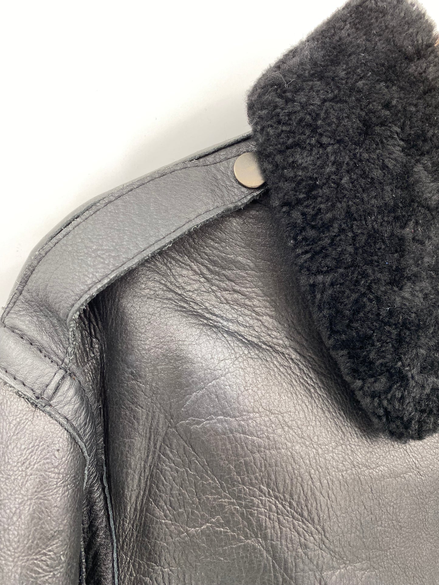 【古着】Harley Davidson Sheepskin Jacket L