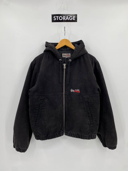 【古着】STUSSY Insulated Canvas Work Jacket S