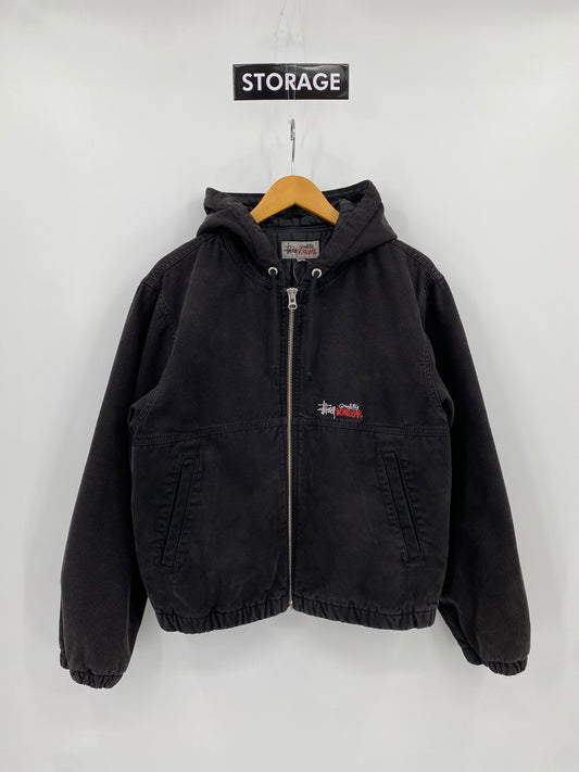 【古着】STUSSY Insulated Canvas Work Jacket S