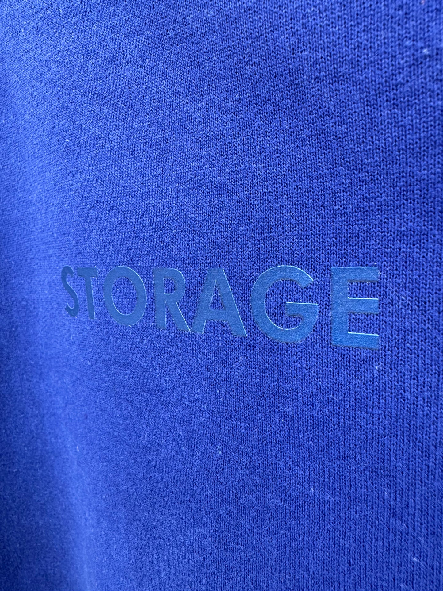 【古着】Russell Athletic 90s "STORAGE" Print Sweat Shirt