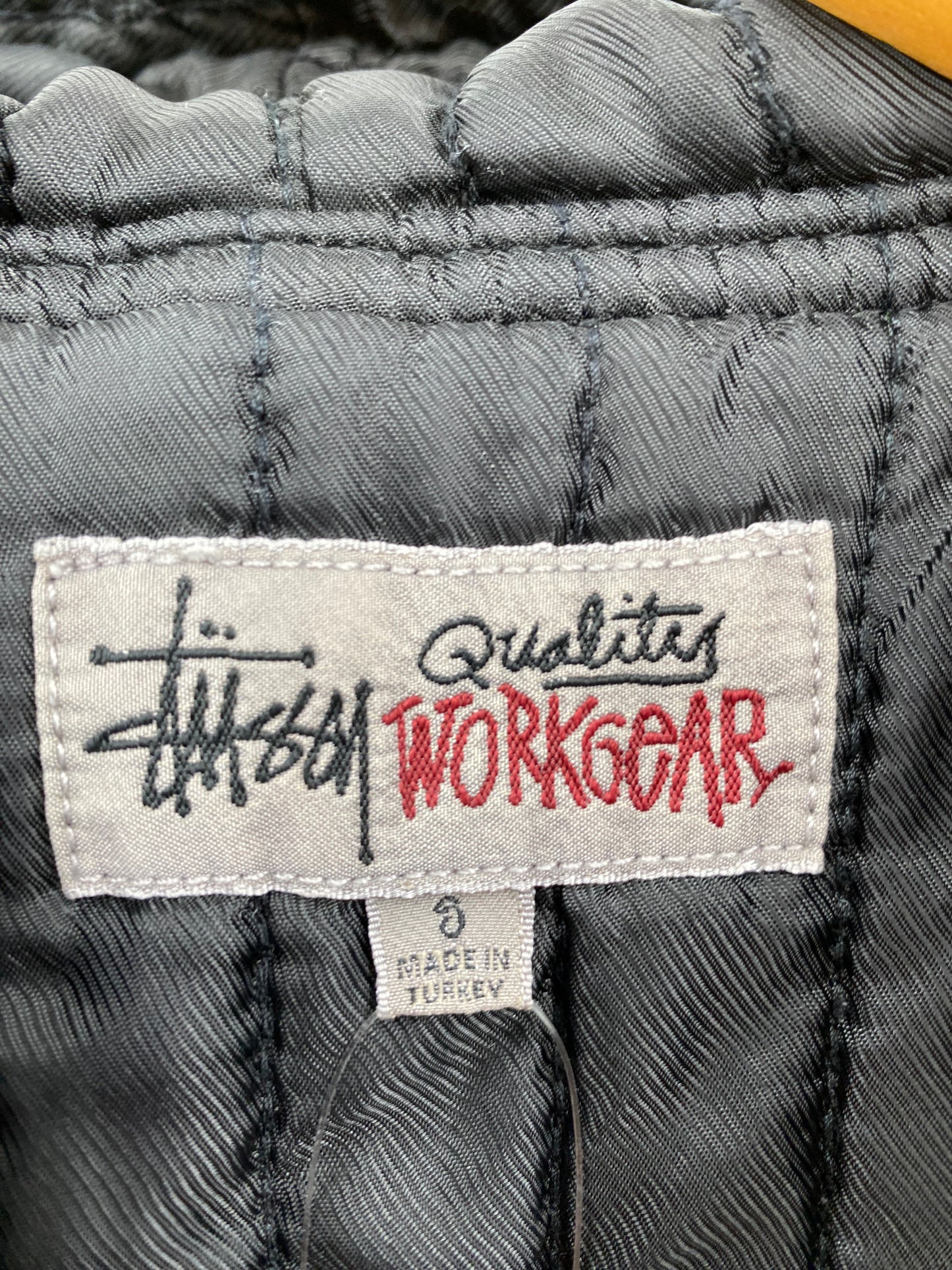 【古着】STUSSY Insulated Canvas Work Jacket S