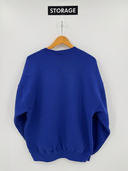 【古着】Russell Athletic 90s "STORAGE" Print Sweat Shirt