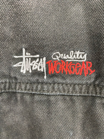 【古着】STUSSY Insulated Canvas Work Jacket S