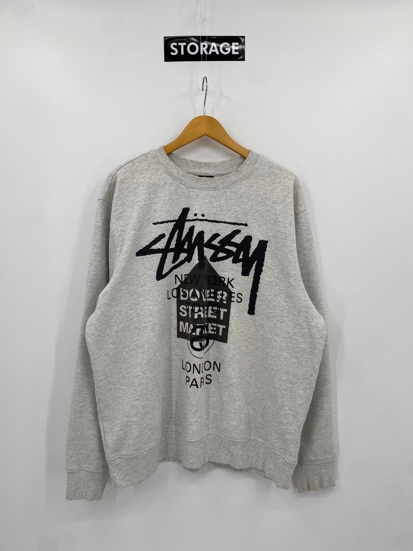 【古着】STUSSY × DOVER STREET MARKET Sweat Shirt XL