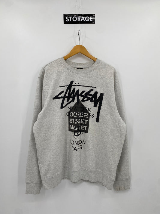【古着】STUSSY × DOVER STREET MARKET Sweat Shirt XL