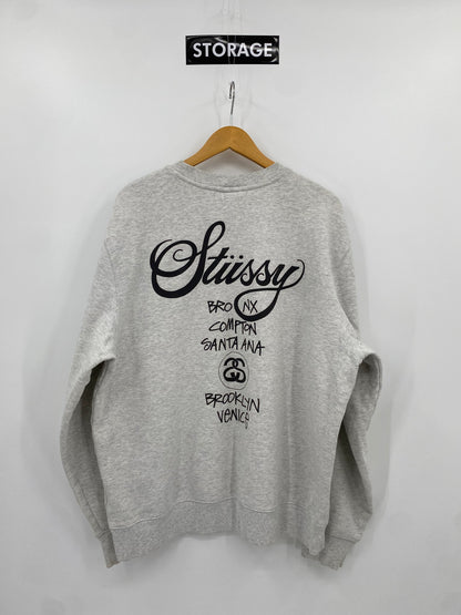 【古着】STUSSY × DOVER STREET MARKET Sweat Shirt XL
