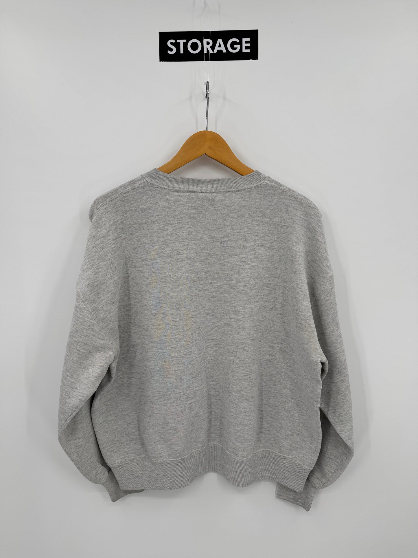 【古着】Russell Athletic 90s "STORAGE" Print Sweat Shirt