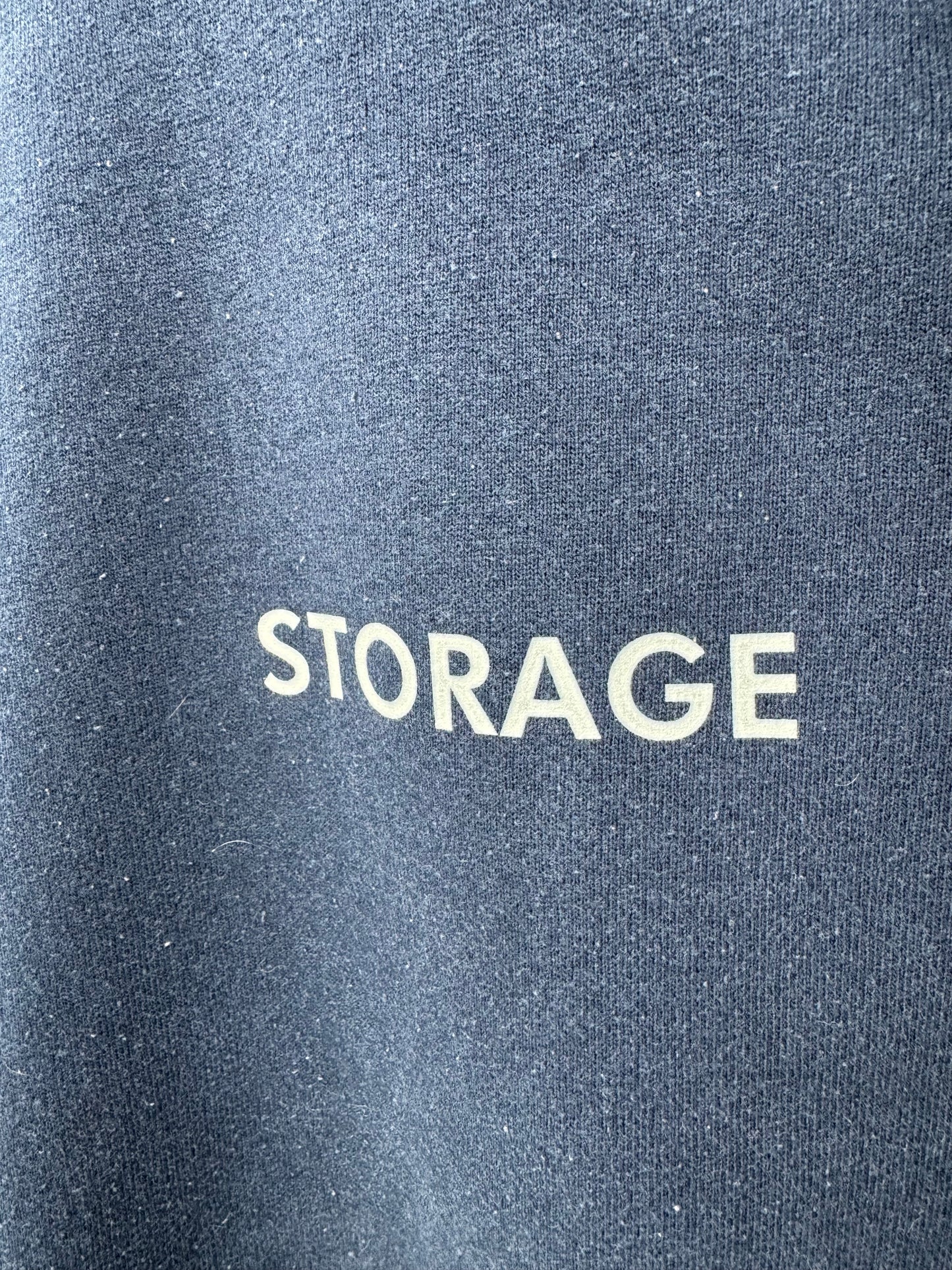 【古着】Russell Athletic 90s "STORAGE" Print Sweat Shirt