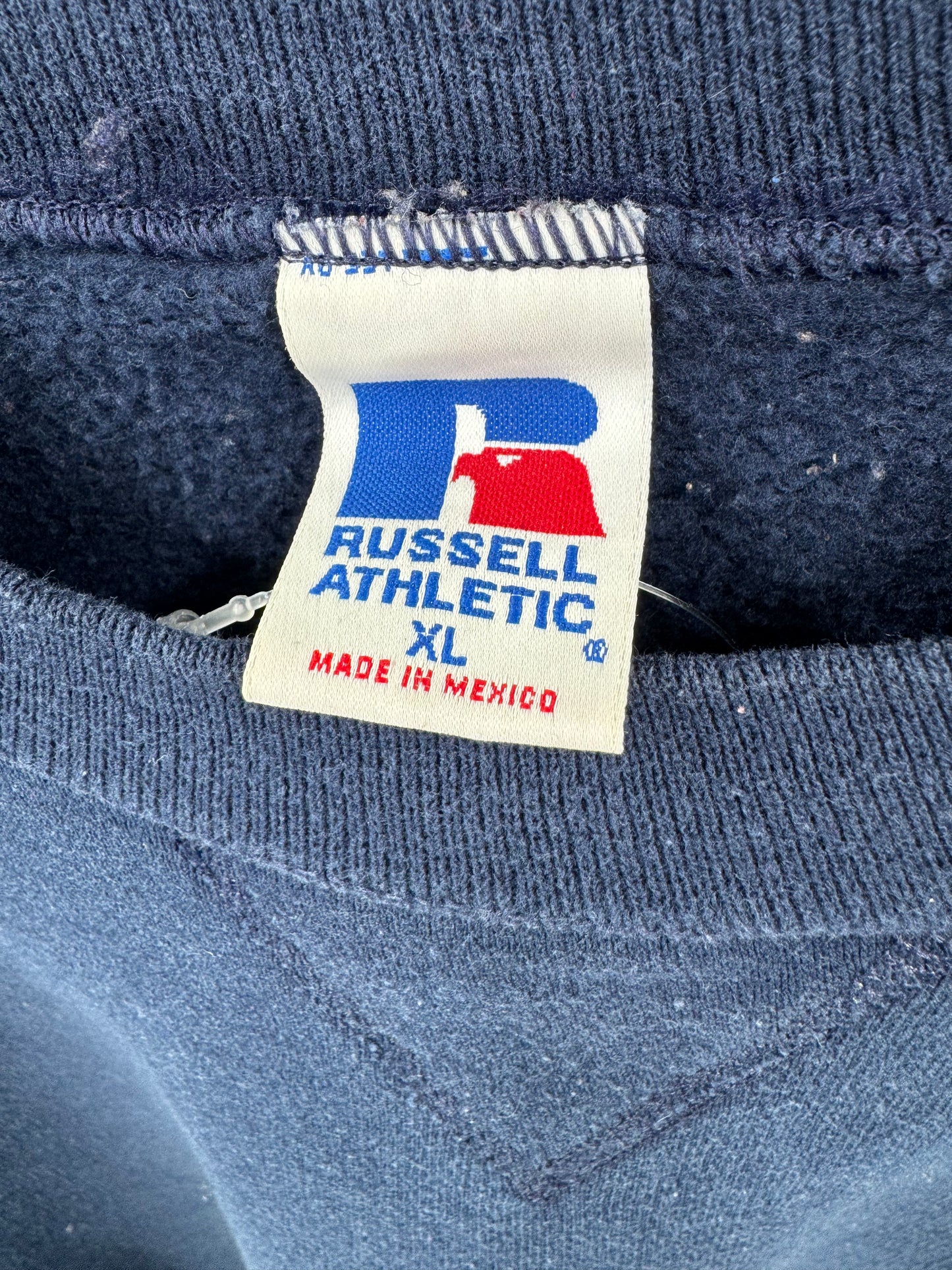 【古着】Russell Athletic 90s "STORAGE" Print Sweat Shirt