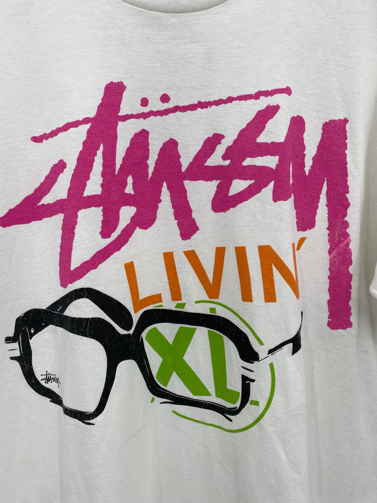 【古着】STUSSY Graphic Tee L
