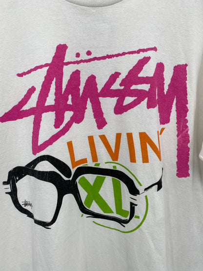 【古着】STUSSY Graphic Tee L