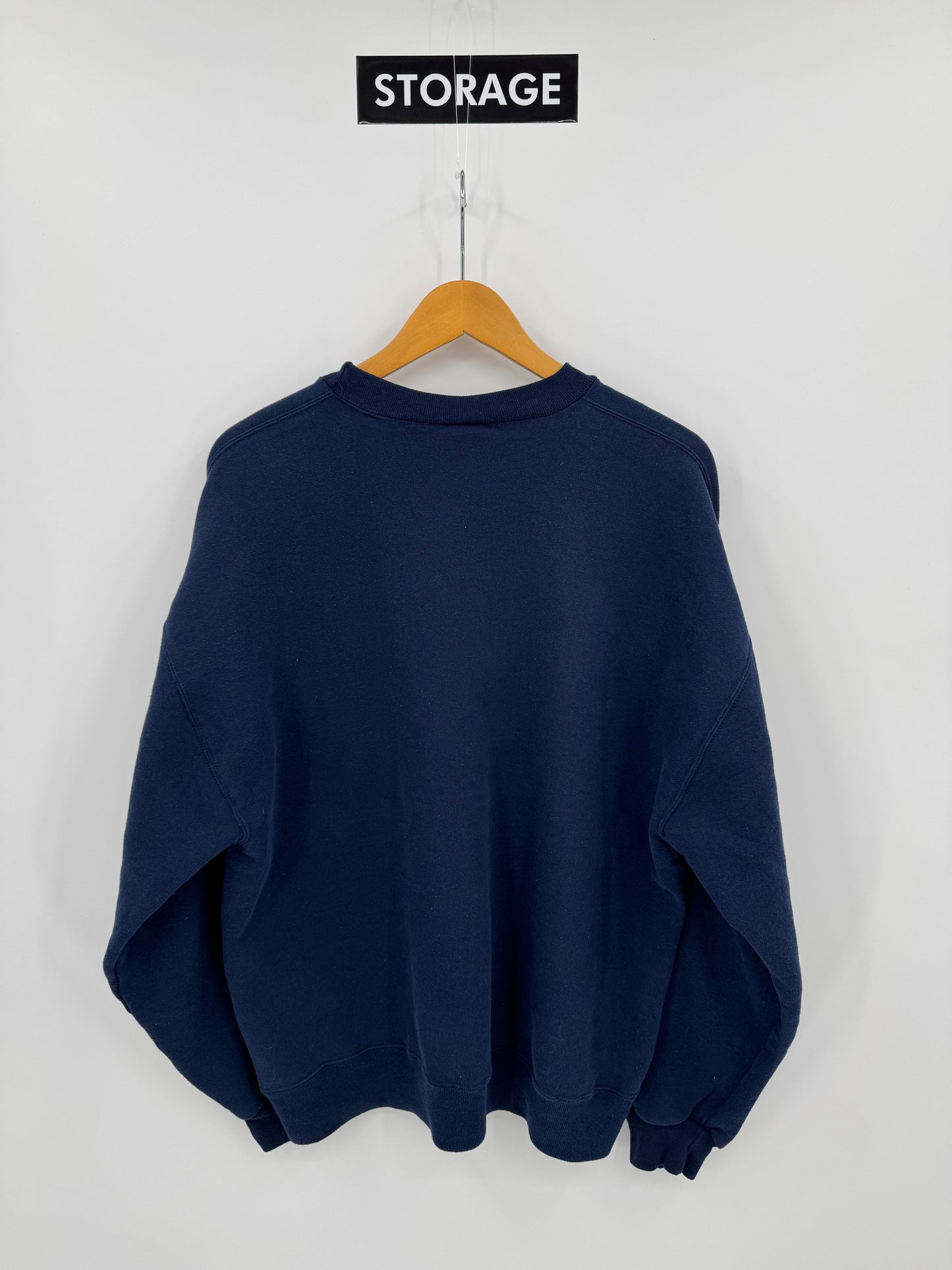 【古着】Russell Athletic 90s "STORAGE" Print Sweat Shirt