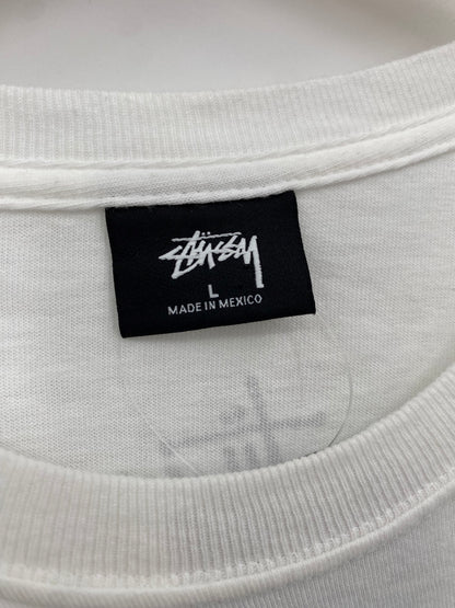 【古着】STUSSY LAND ART Tee L