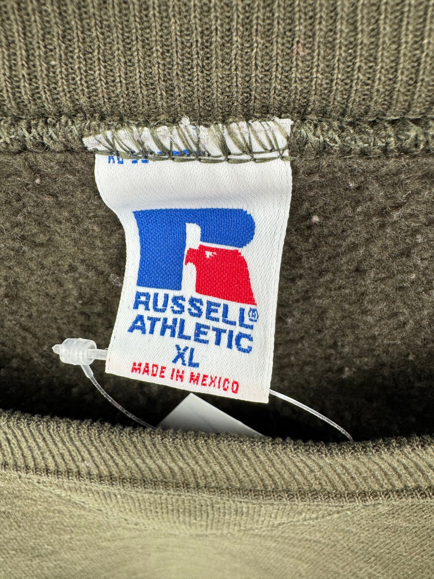 【古着】Russell Athletic 90s "STORAGE" Print Sweat Shirt