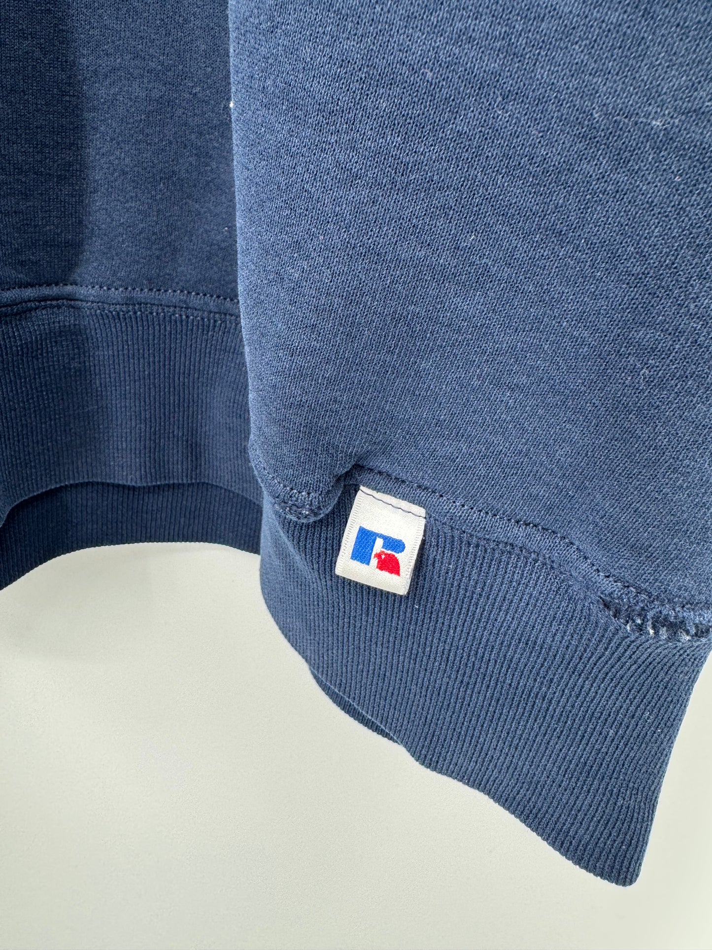 【古着】Russell Athletic 90s "STORAGE" Print Sweat Shirt