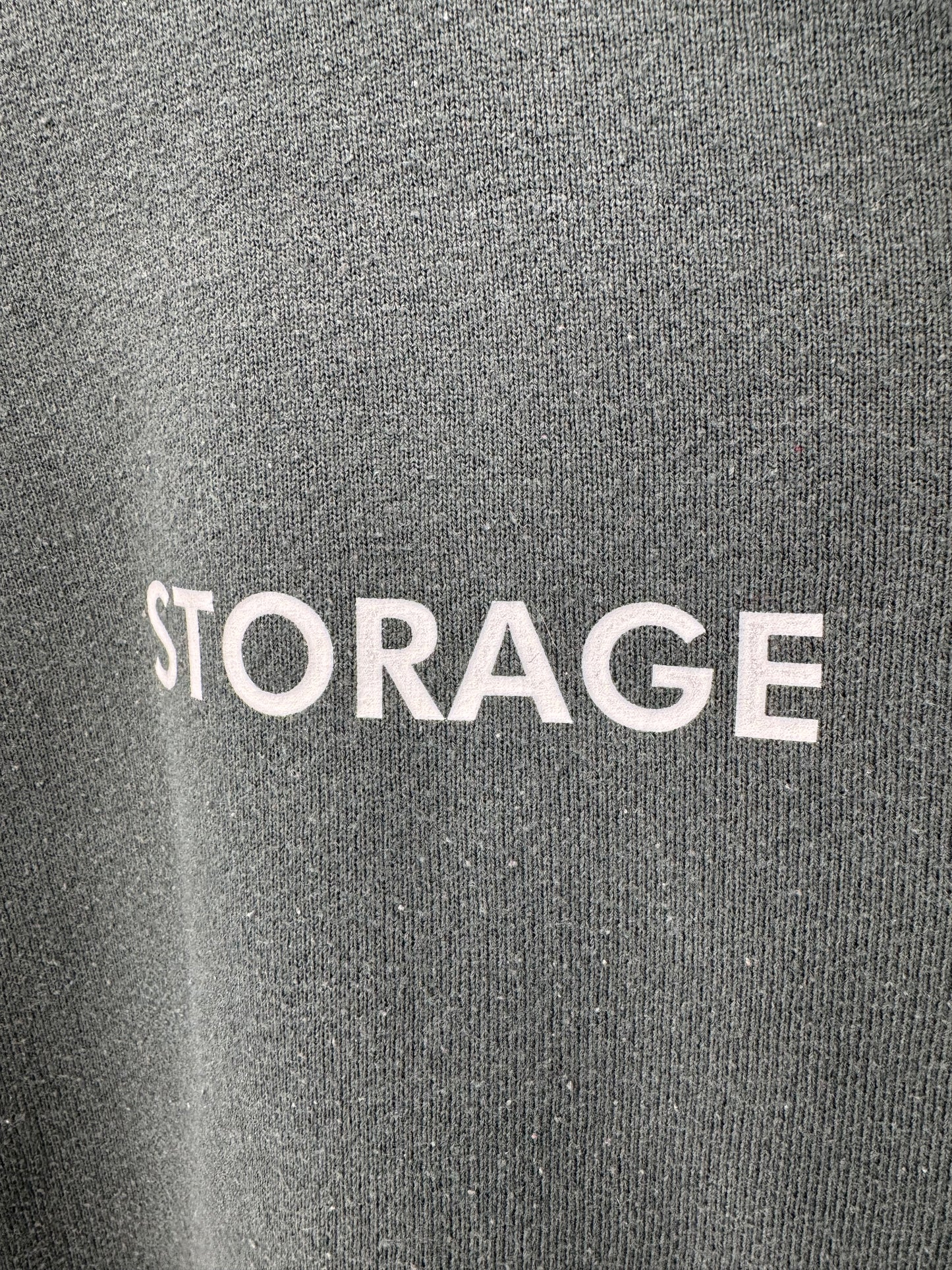 【古着】Russell Athletic 90s "STORAGE" Print Sweat Shirt