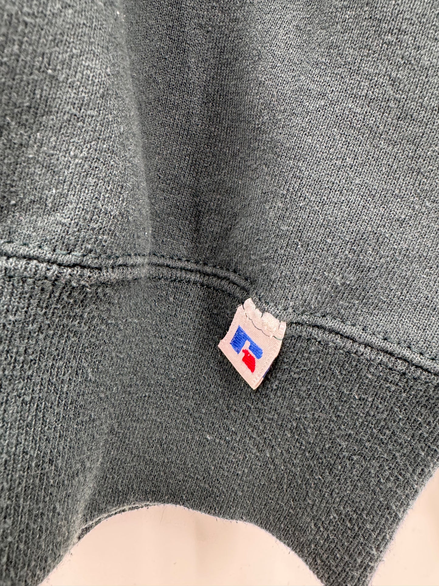 【古着】Russell Athletic 90s "STORAGE" Print Sweat Shirt