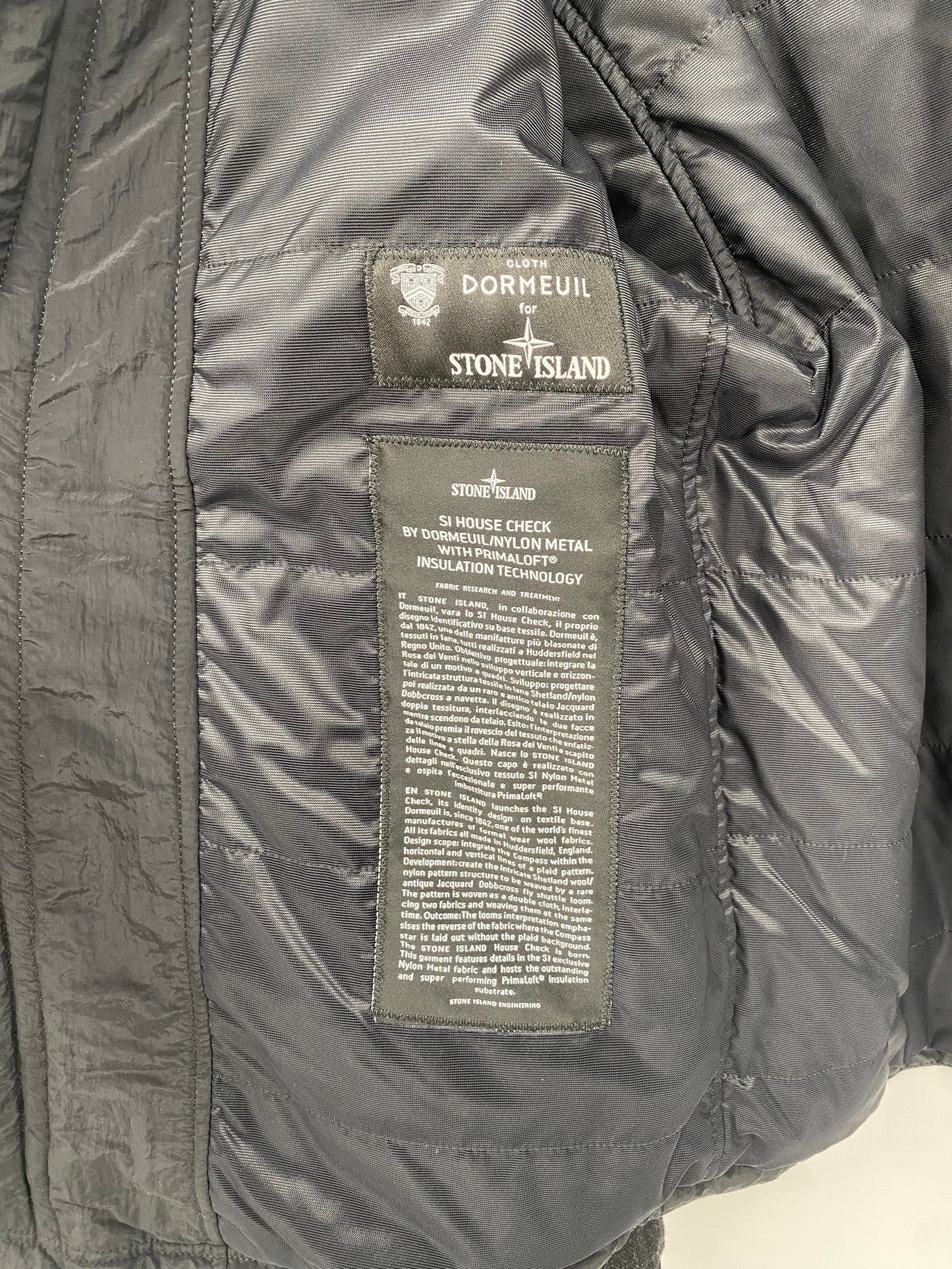 【中古】STONE ISLAND DORMEUIL PRIMALOFT Jacket XL