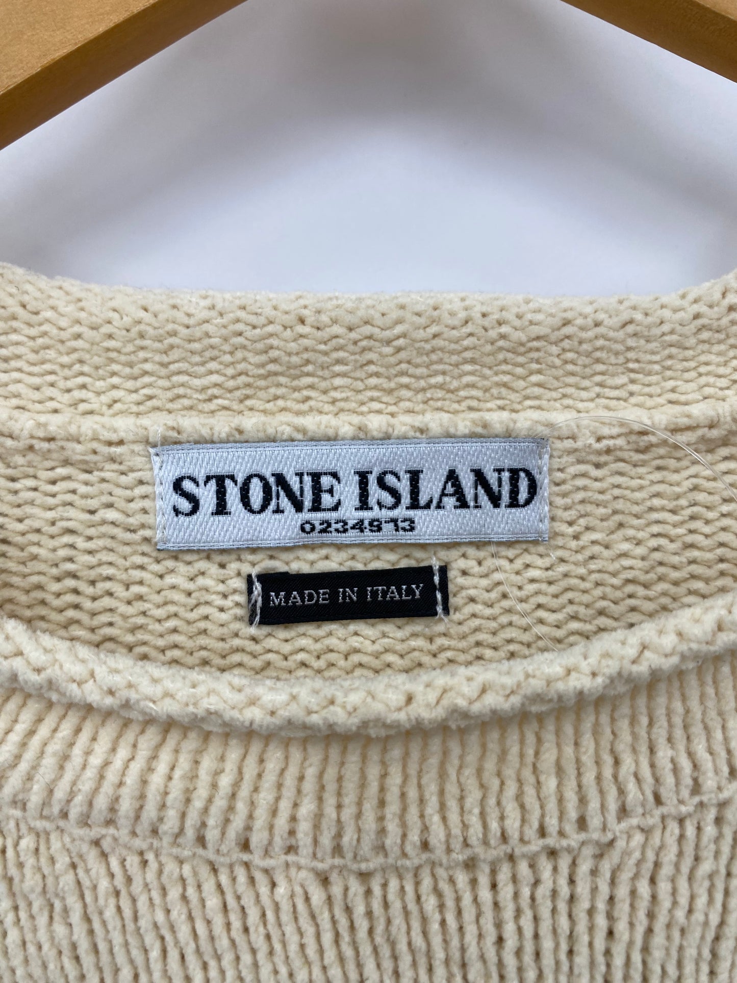 【中古】STONE ISLAND Mock Neck Knit Sweater L