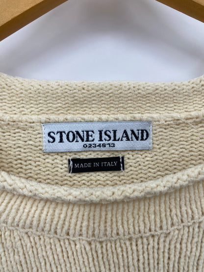 【中古】STONE ISLAND Mock Neck Knit Sweater L