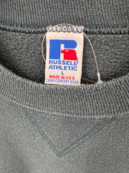 【古着】Russell Athletic 90s "STORAGE" Print Sweat Shirt