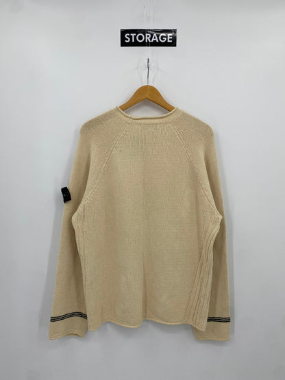 【中古】STONE ISLAND Mock Neck Knit Sweater L