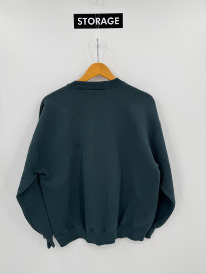 【古着】Russell Athletic 90s "STORAGE" Print Sweat Shirt