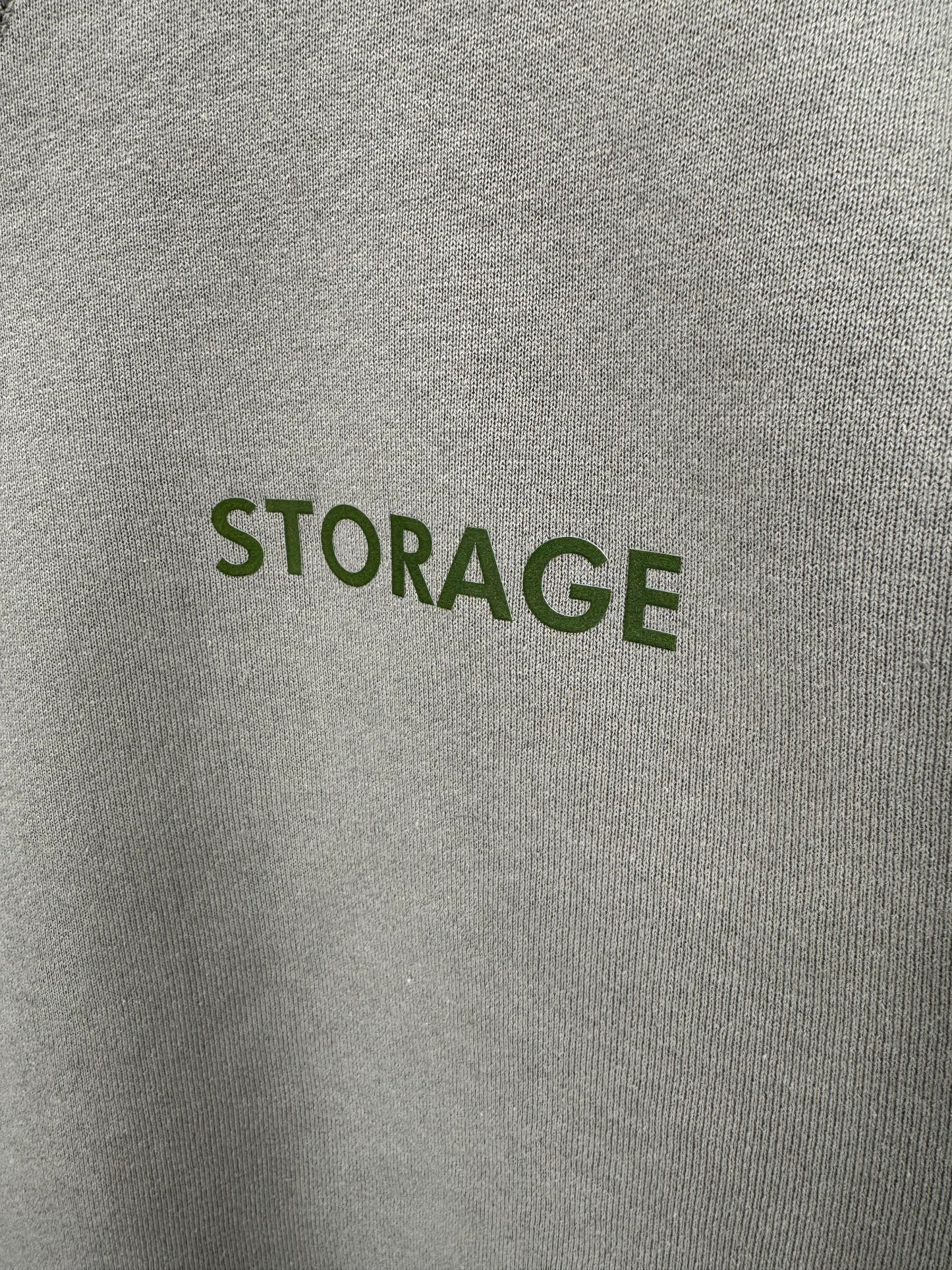 【古着】Russell Athletic 90s "STORAGE" Print Sweat Shirt