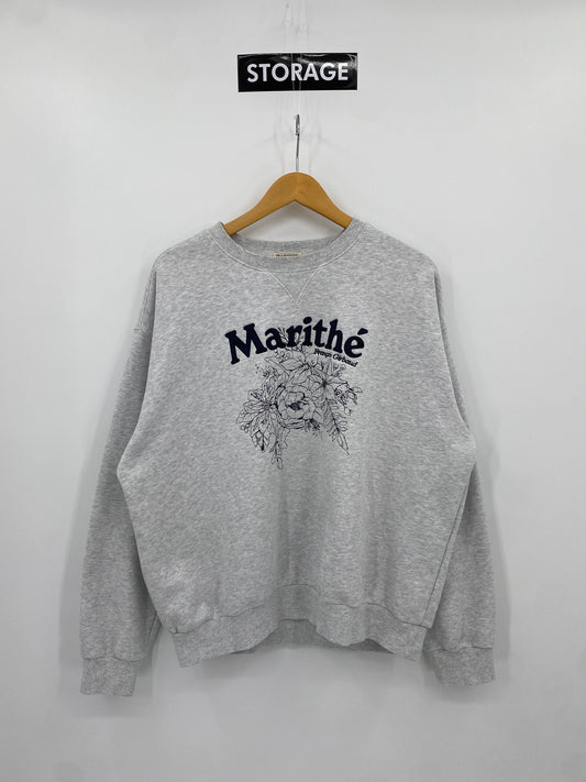 【古着】MARITHE FRANCOIS GIRBAUD FLOWER GRAPHIC Sweat Shirt L