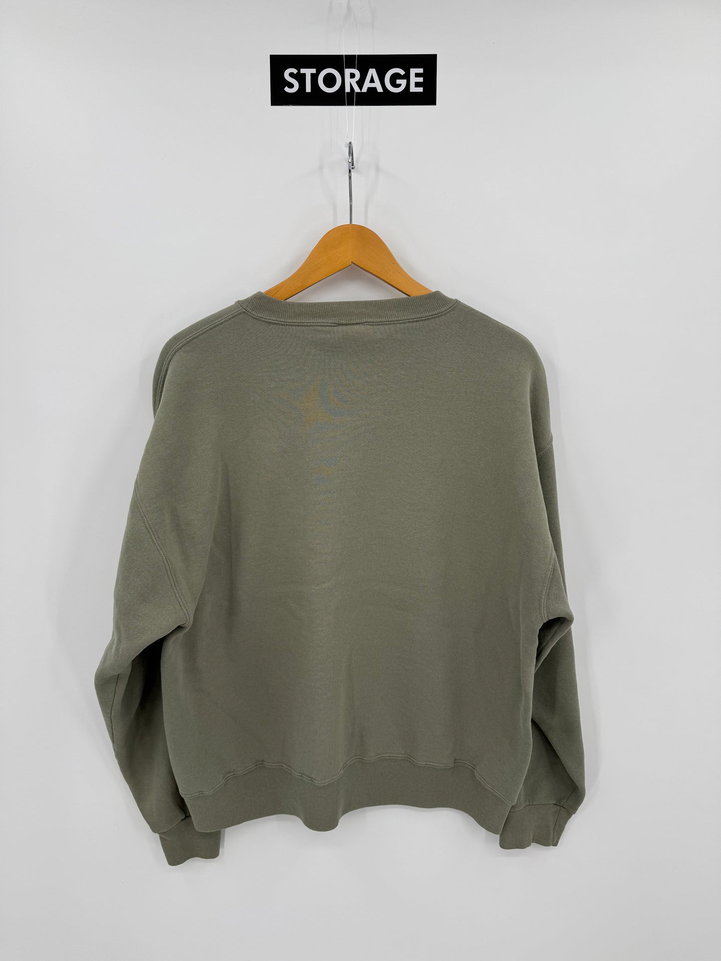 【古着】Russell Athletic 90s "STORAGE" Print Sweat Shirt