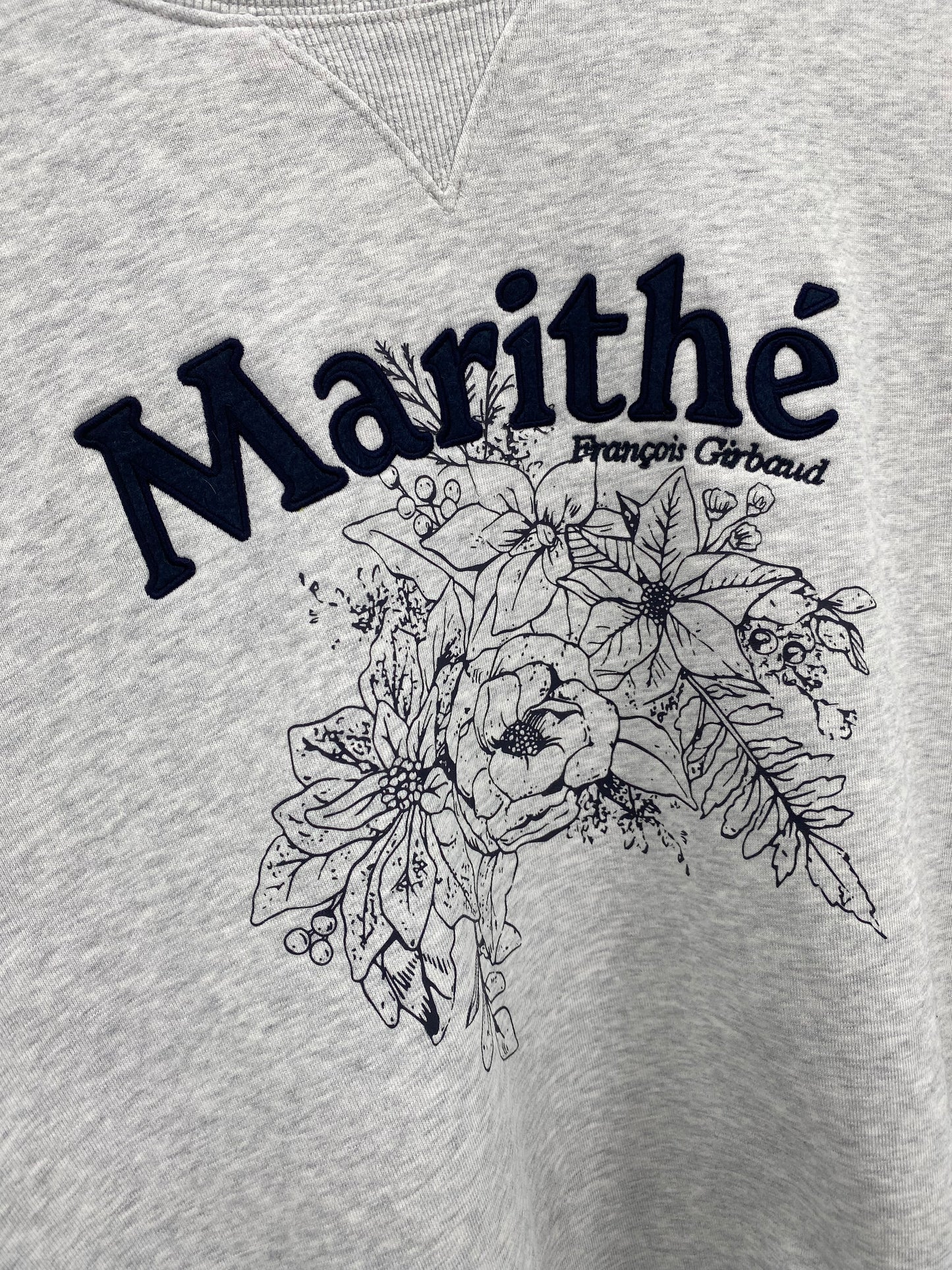 【古着】MARITHE FRANCOIS GIRBAUD FLOWER GRAPHIC Sweat Shirt L