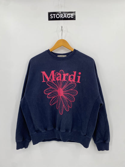 【古着】Mardi Mercredi FROWER MARDI Sweat Shirt
