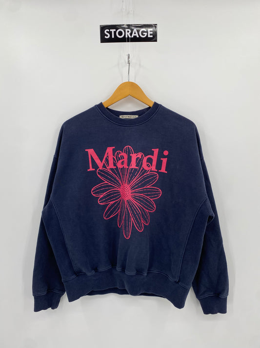 【古着】Mardi Mercredi FROWER MARDI Sweat Shirt