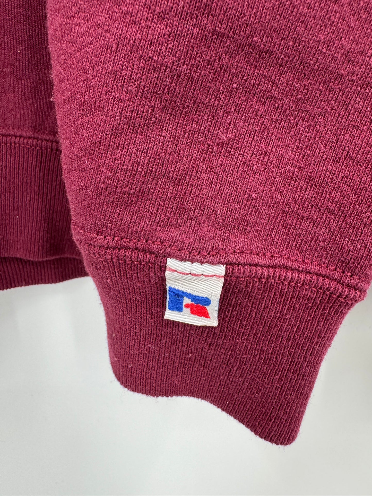 【古着】Russell Athletic 90s "STORAGE" Print Sweat Shirt