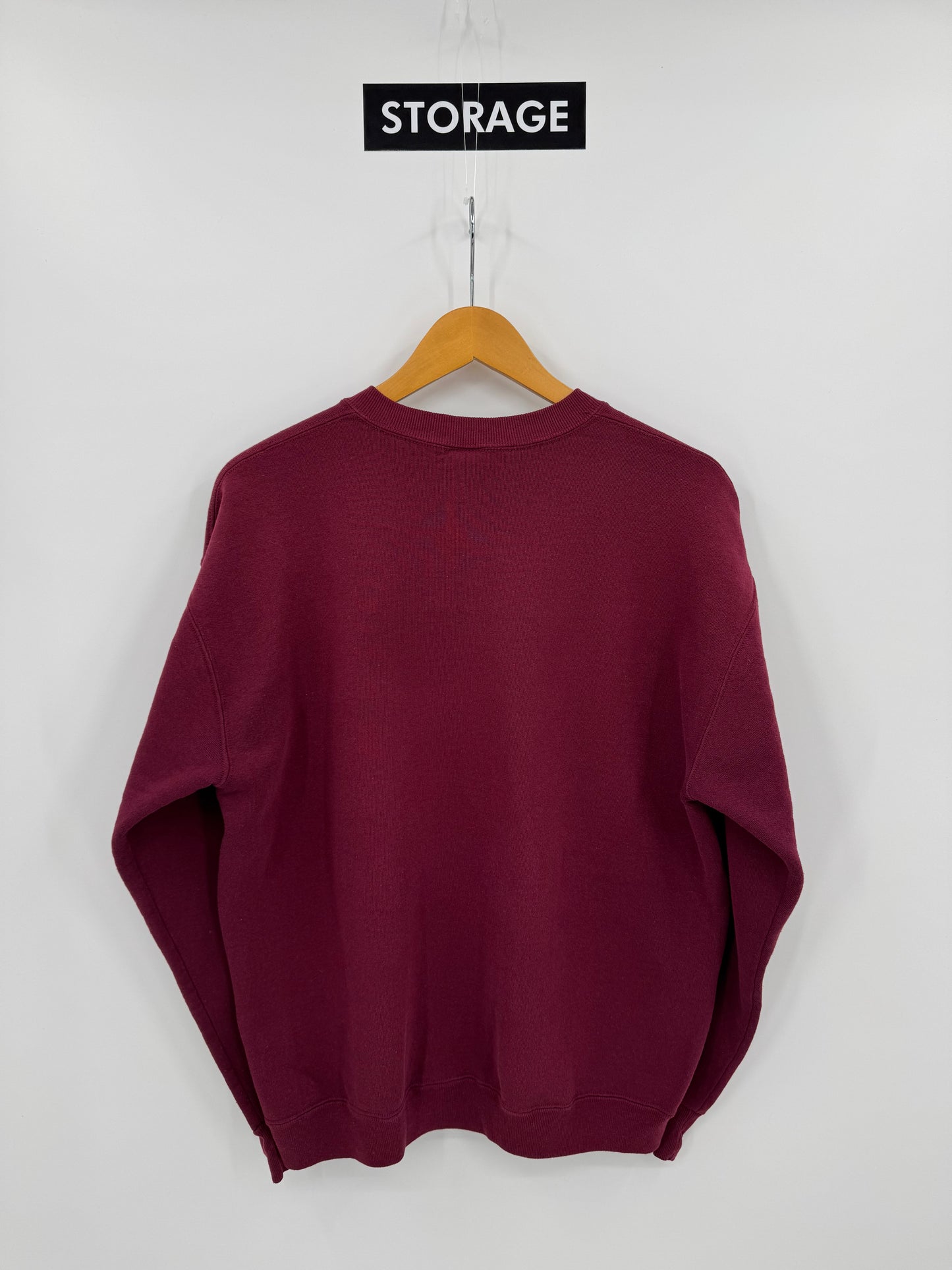 【古着】Russell Athletic 90s "STORAGE" Print Sweat Shirt