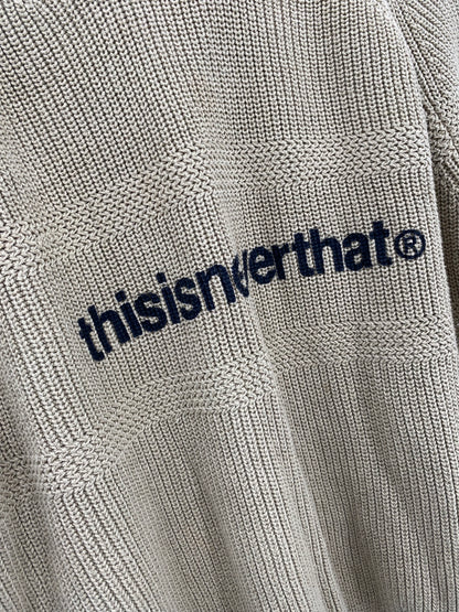 【古着】this is never that T-Logo Knit Sweater M
