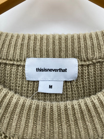 【古着】this is never that T-Logo Knit Sweater M