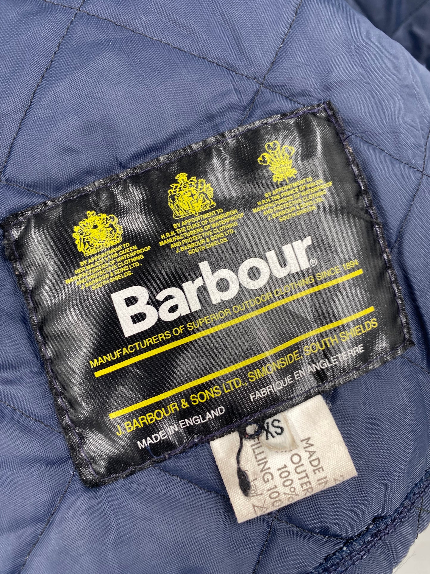 【古着】Barbour Quilt Jacket XS