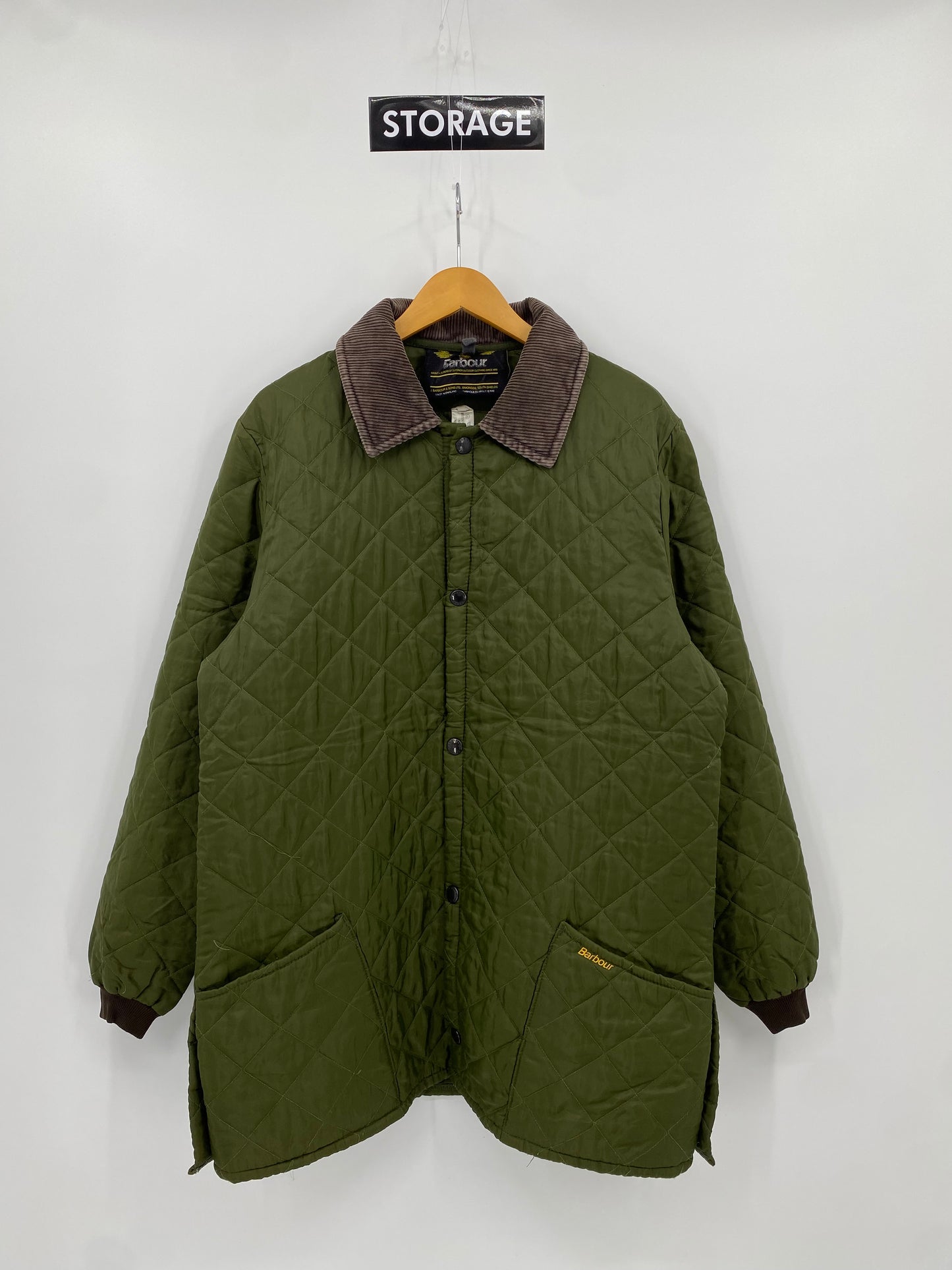 【古着】Barbour Quilt Jacket L