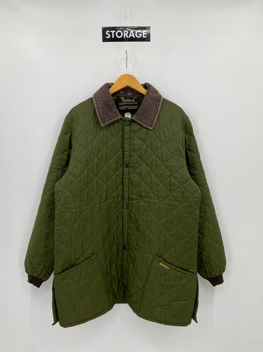 【古着】Barbour Quilt Jacket L
