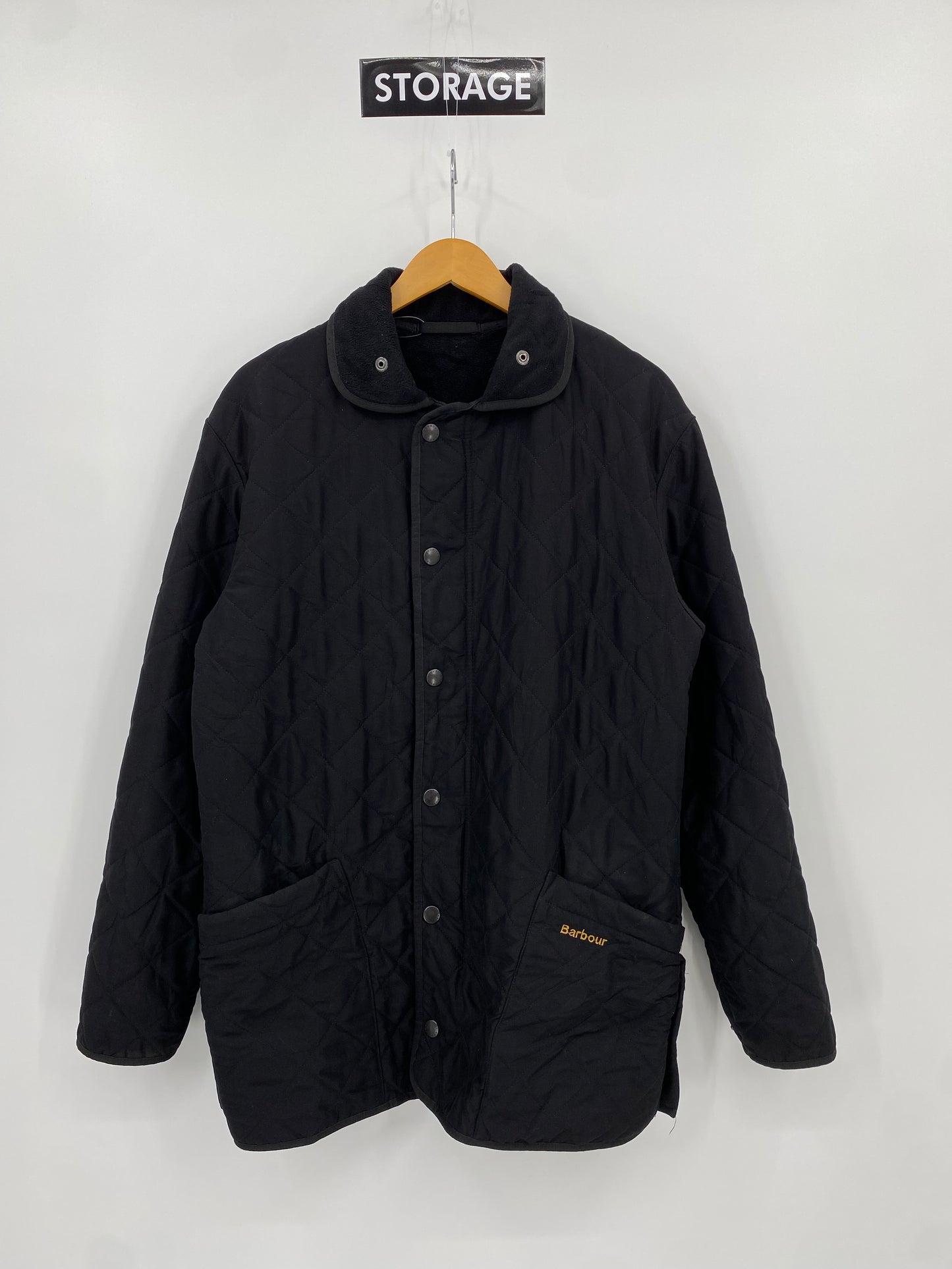 【古着】Barbour Microfibre Polarquilt Long Jacket