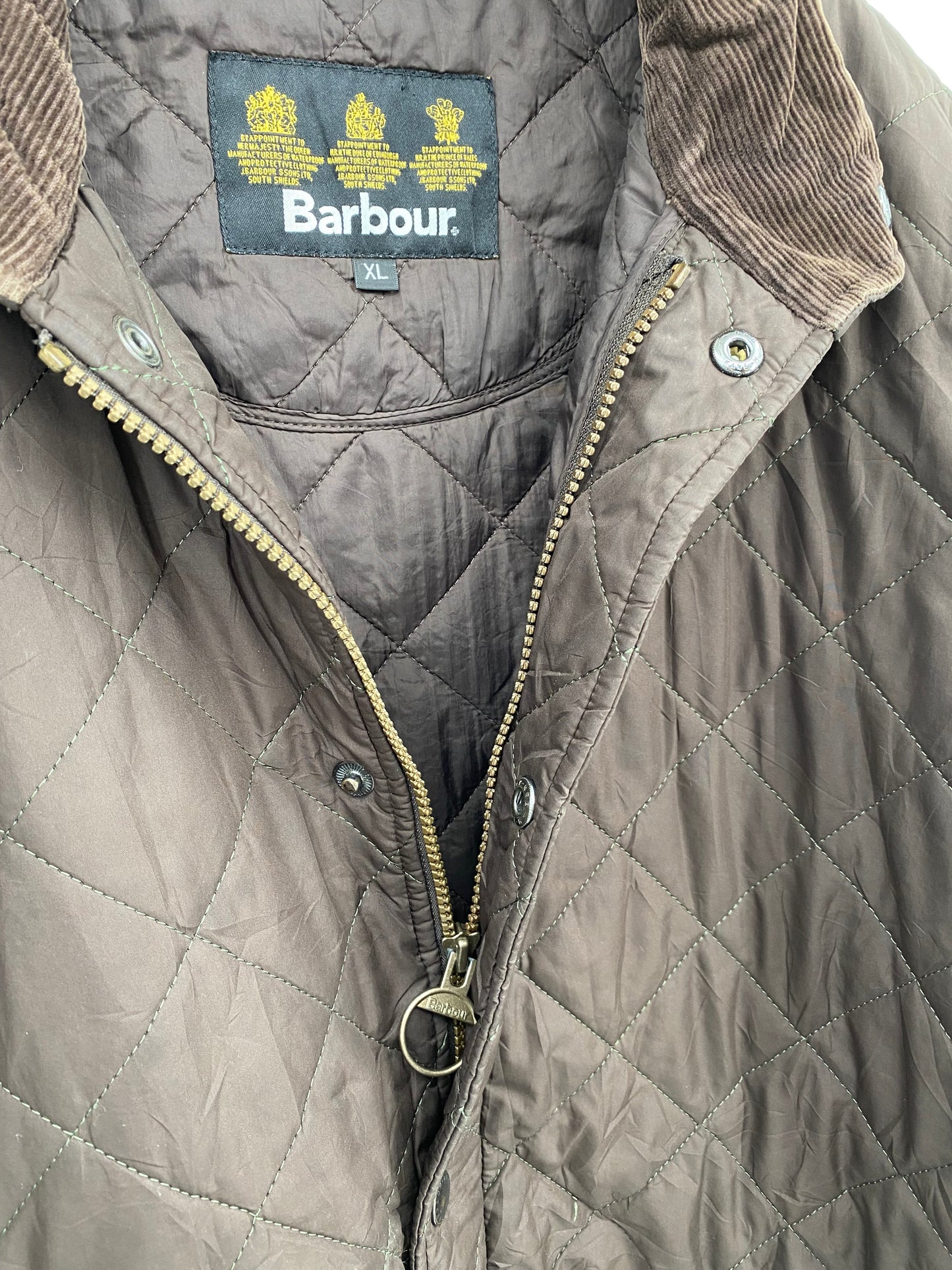 【古着】Barbour Quilt Jacket XL