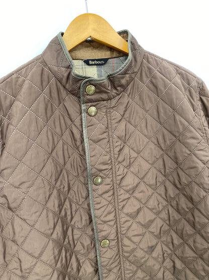 【古着】Barbour Dress Tartan Quilt Jacket L