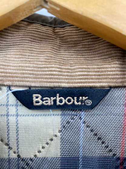 【古着】Barbour Dress Tartan Quilt Jacket L