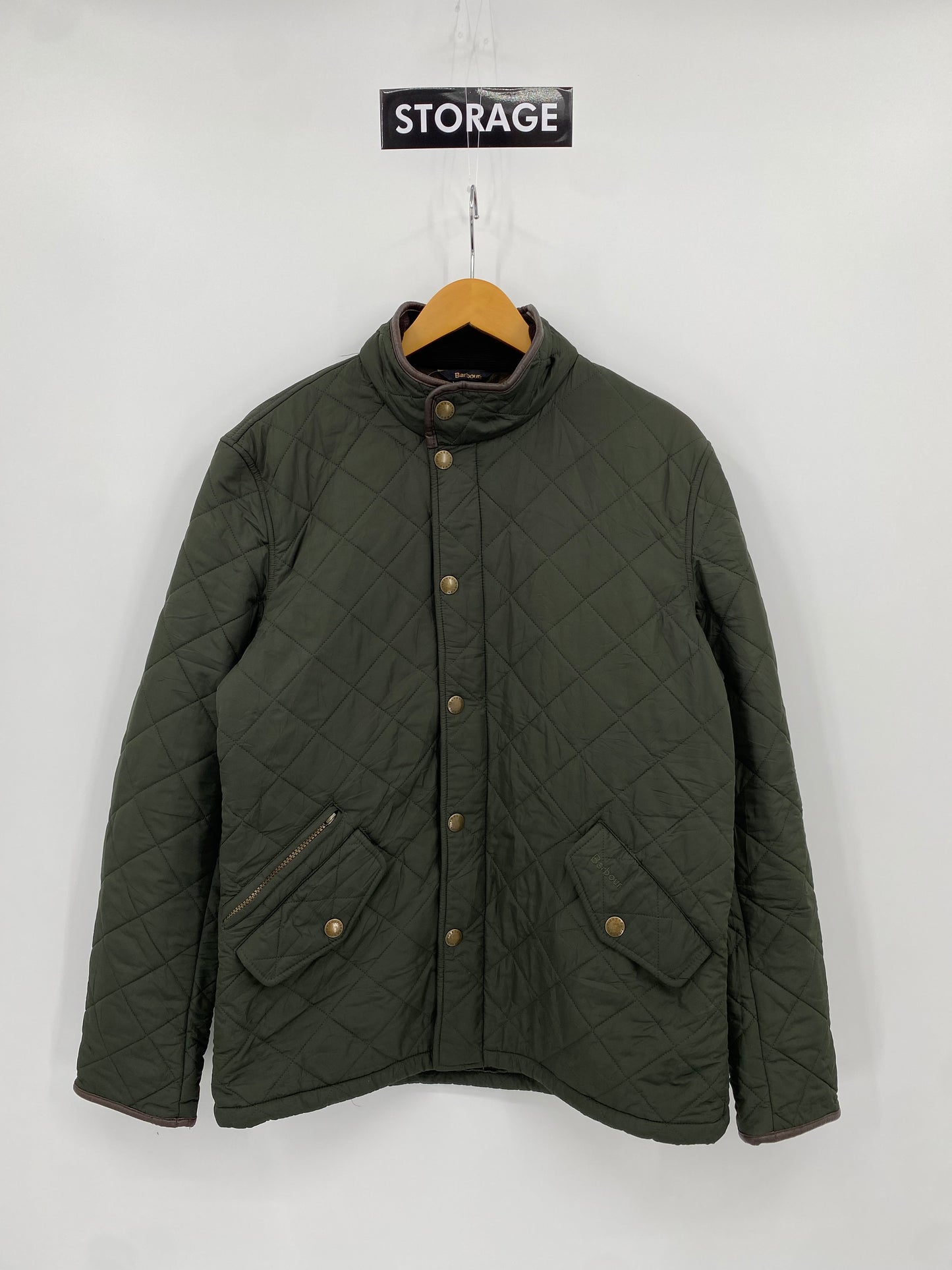 【古着】Barbour Powell Quilt Jacket M