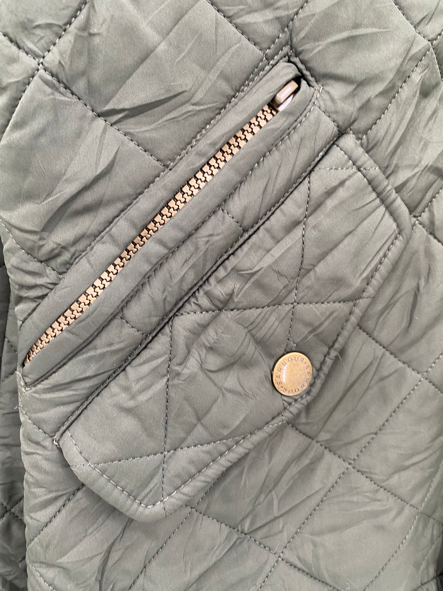 【古着】Barbour Powell Quilt Jacket M
