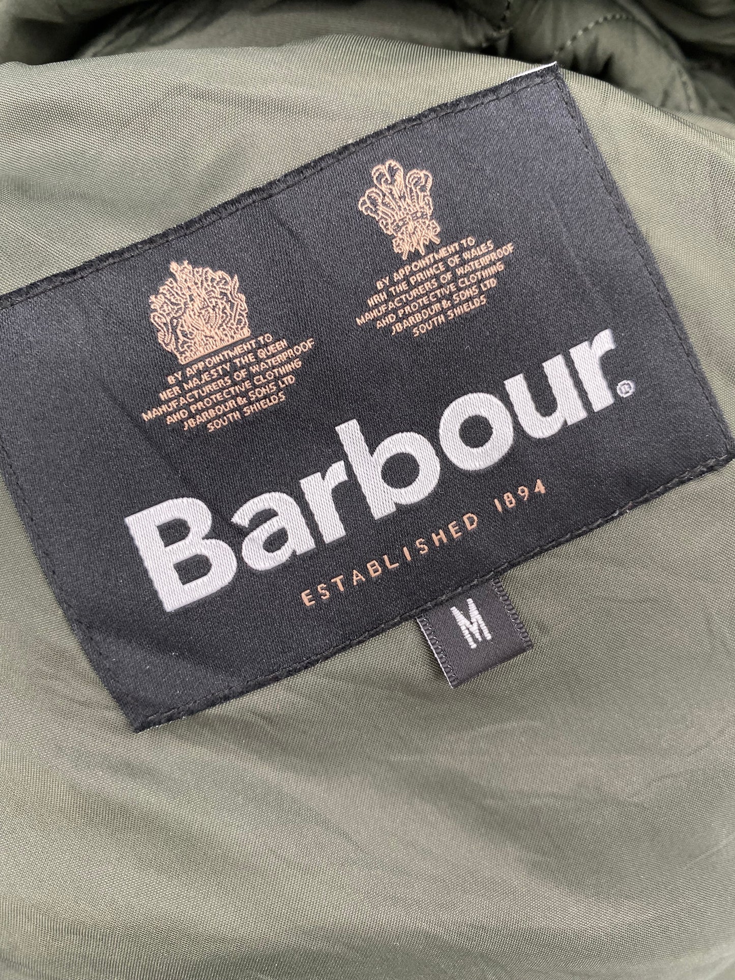 【古着】Barbour Powell Quilt Jacket M