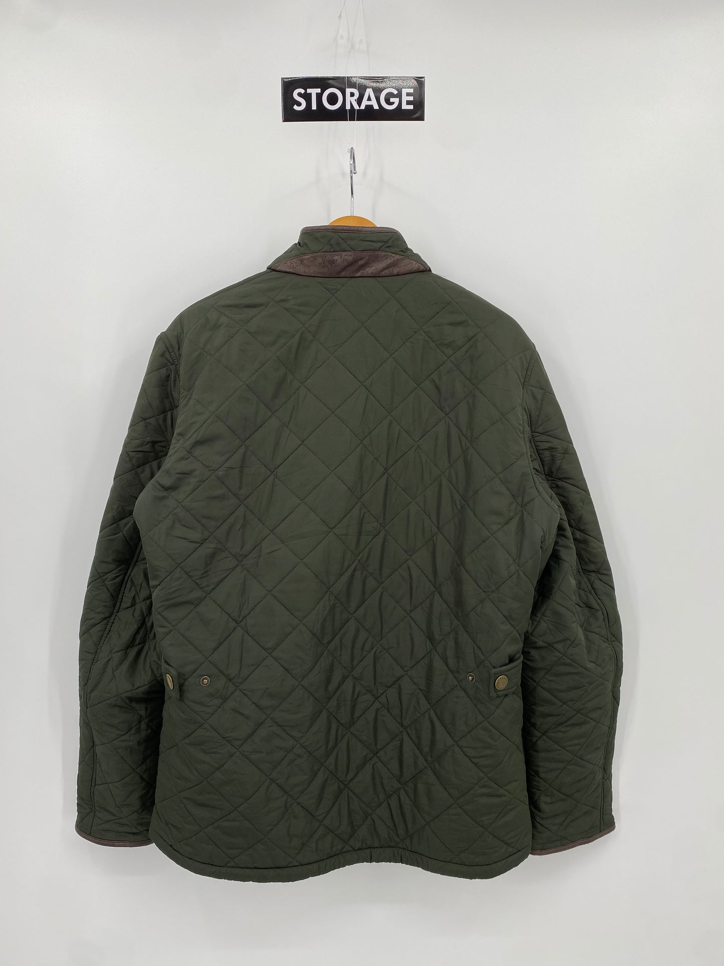 【古着】Barbour Powell Quilt Jacket M