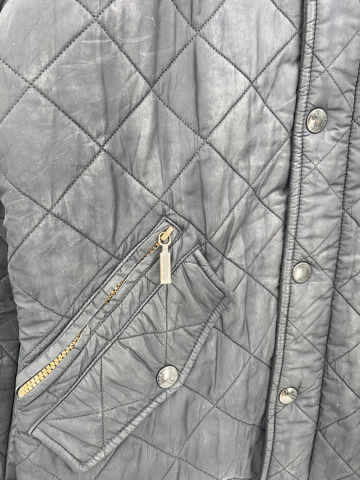 【古着】Barbour Quilt Jacket L